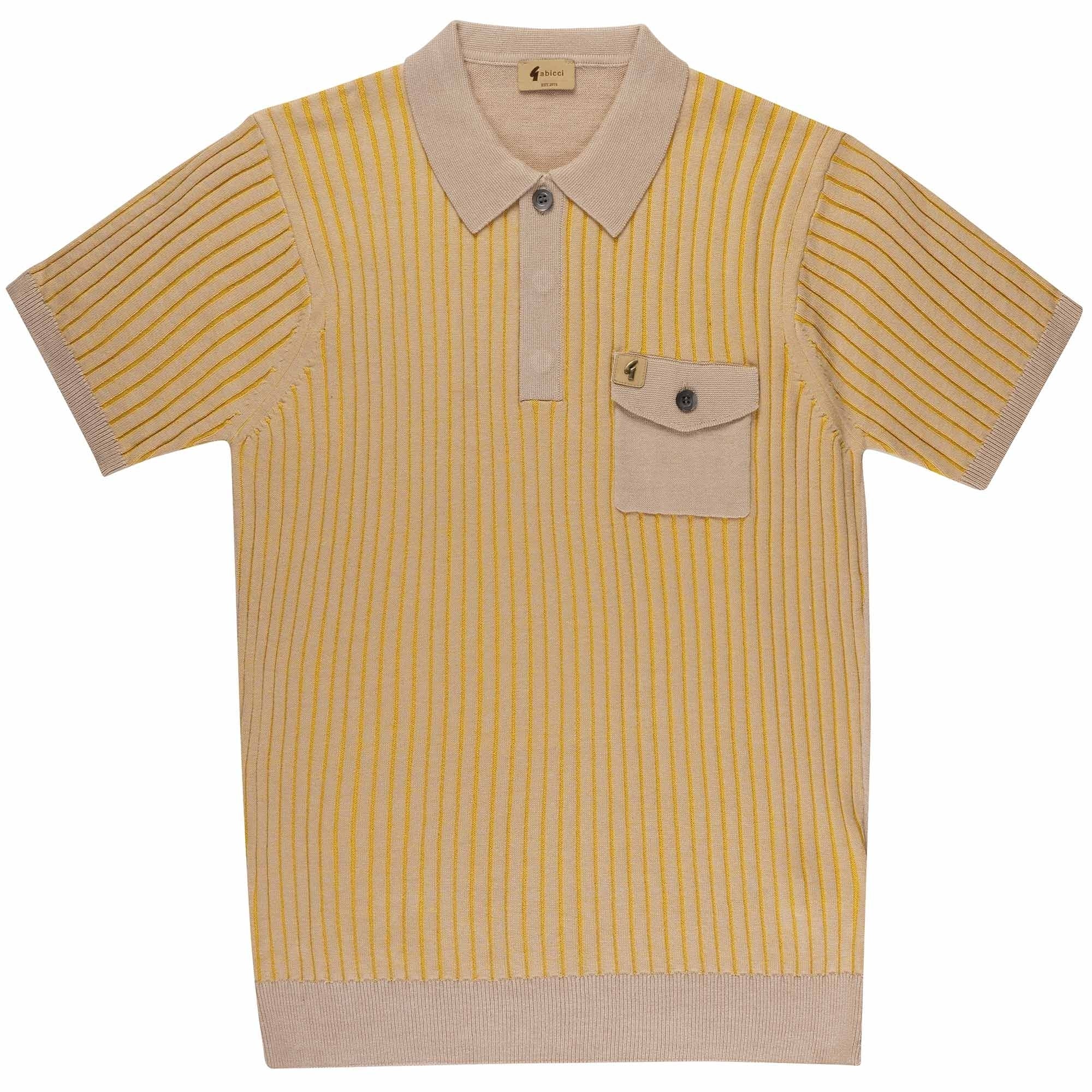 Gabicci Vintage Marconi Polo Shirt - Granola