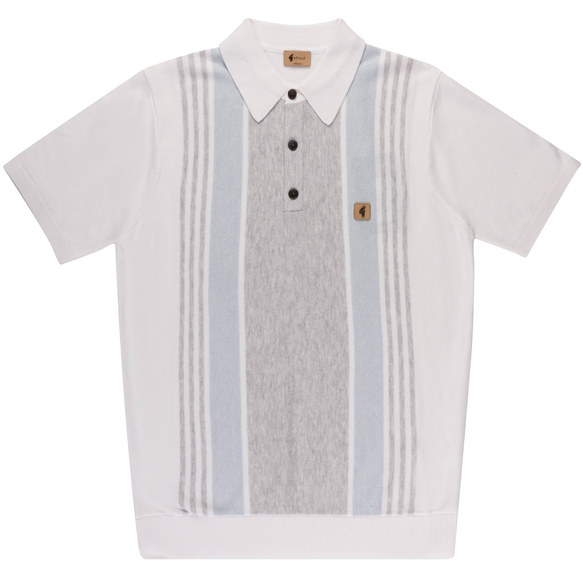 Gabicci Vintage Searle Polo Shirt - White