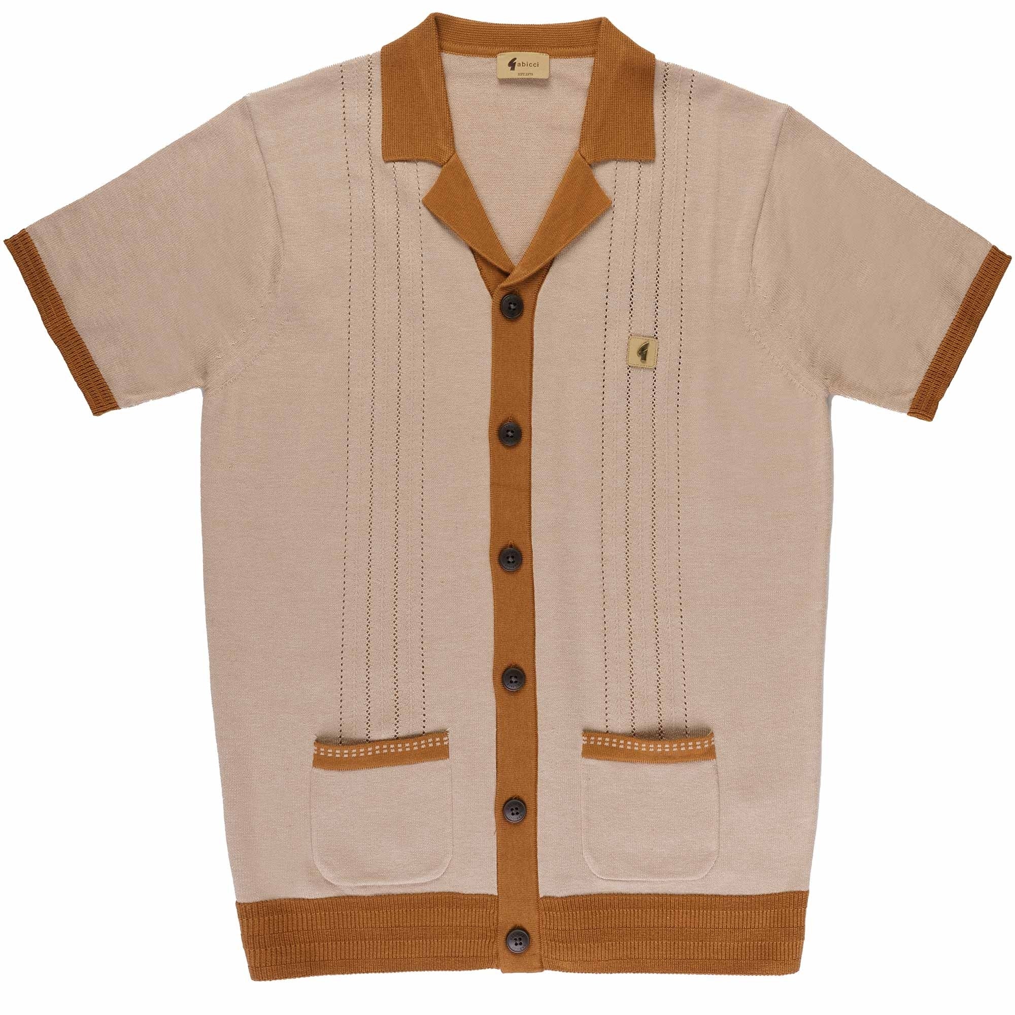 Gabicci Vintage Arlo Polo Shirt - Granola