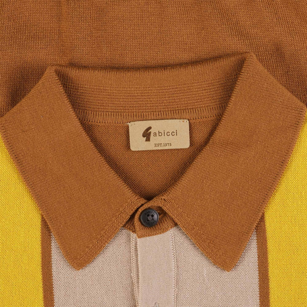 Gabicci Vintage Searle Polo Shirt - Walnut
