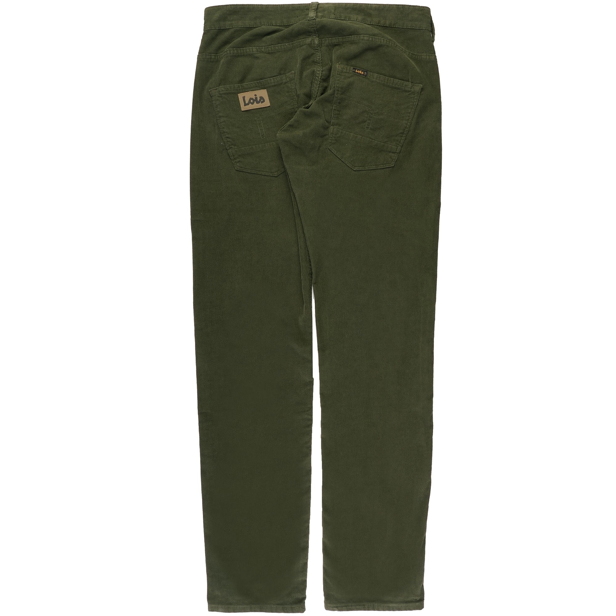 Sierra Thin Cord Trousers - Green Olive