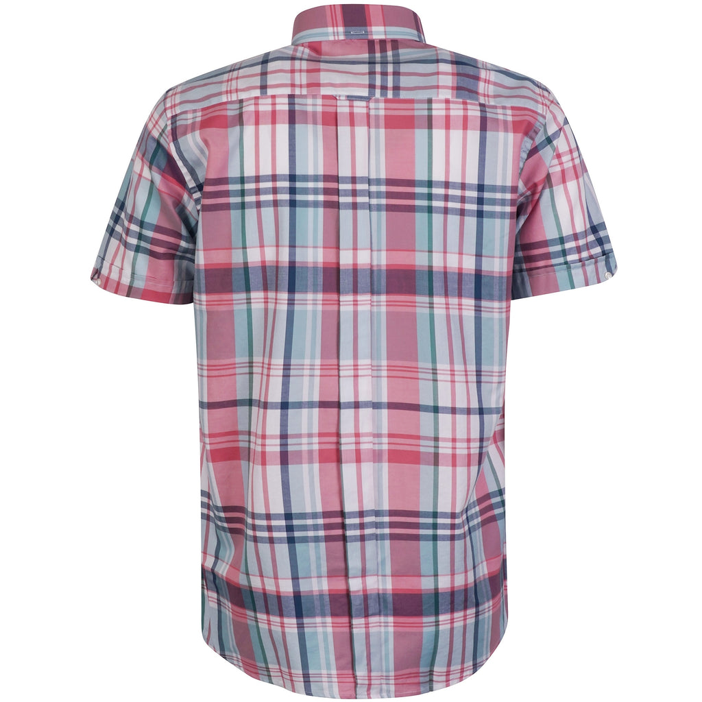 Real Hoxton Checked Short Sleeve Shirt - Pastels