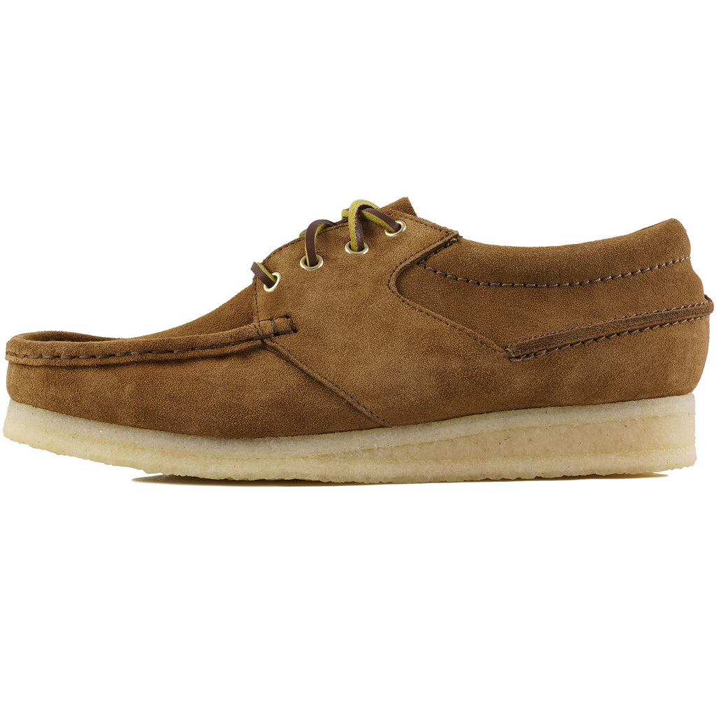 Clarks Originals Wallabee Boat - Cola Suede