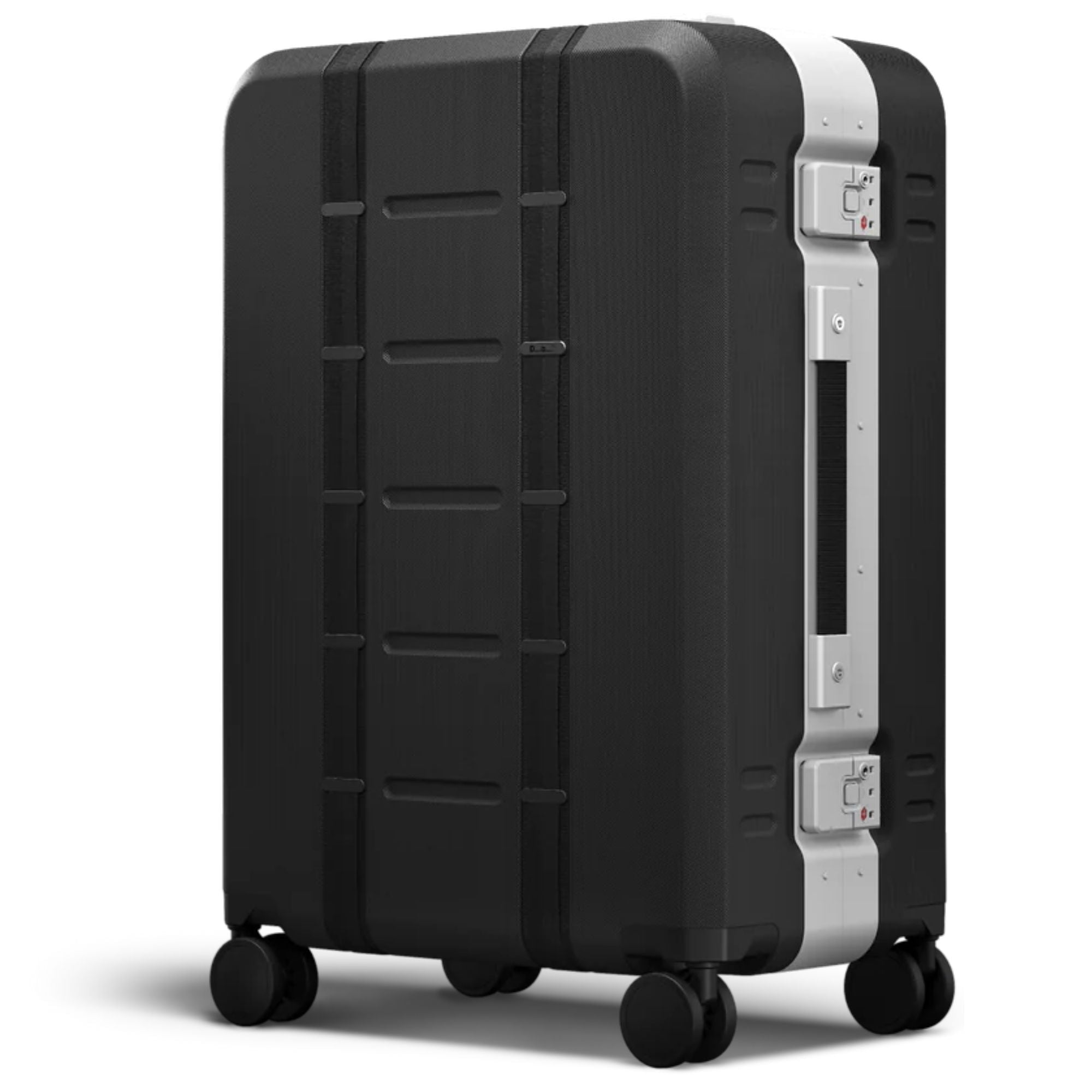 DB Luggage Ramverk Pro Check-in Luggage Medium - Black and Silver