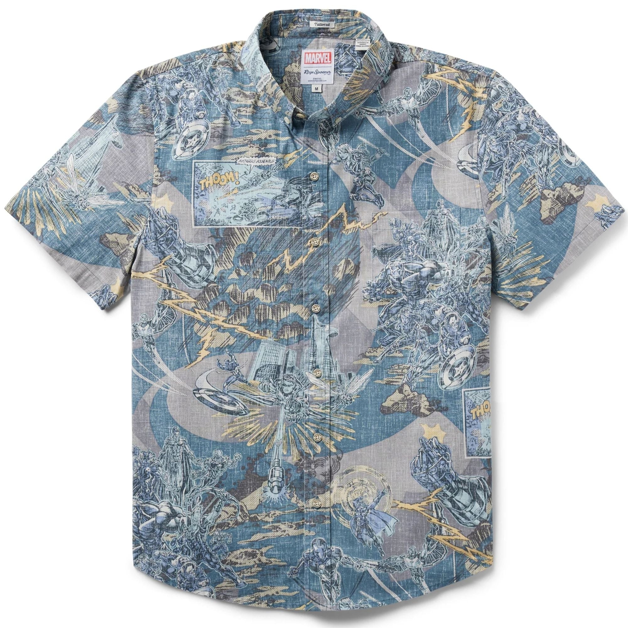 Reyn Spooner Marvel Avengers Assemble Shirt - Blue