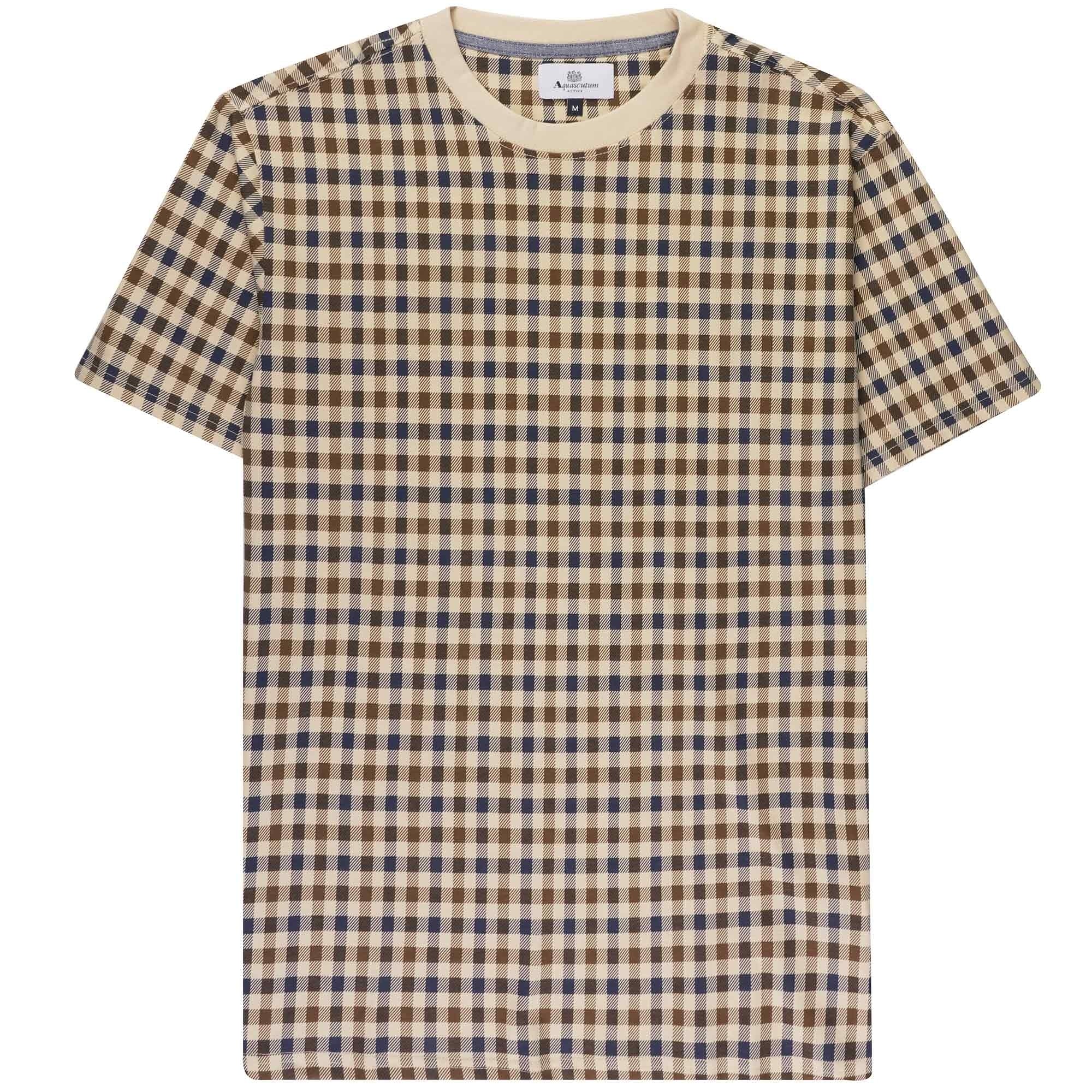 Aquascutum Active Check T-Shirt - Club Check
