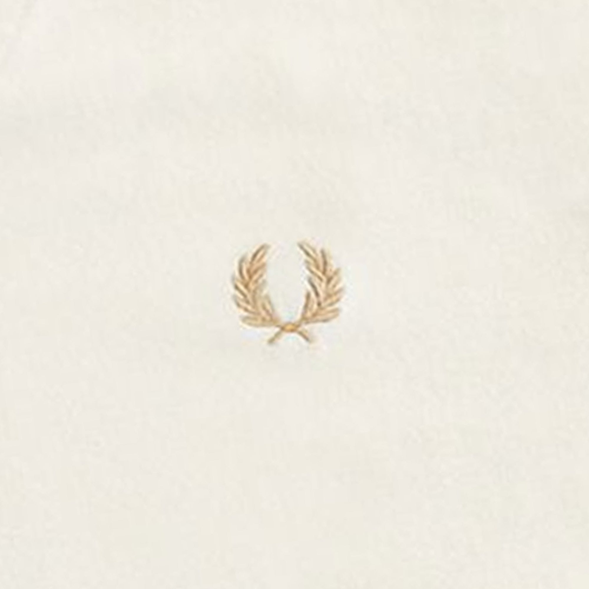 Fred Perry Open Collar Towelling Polo Shirt - Ecru