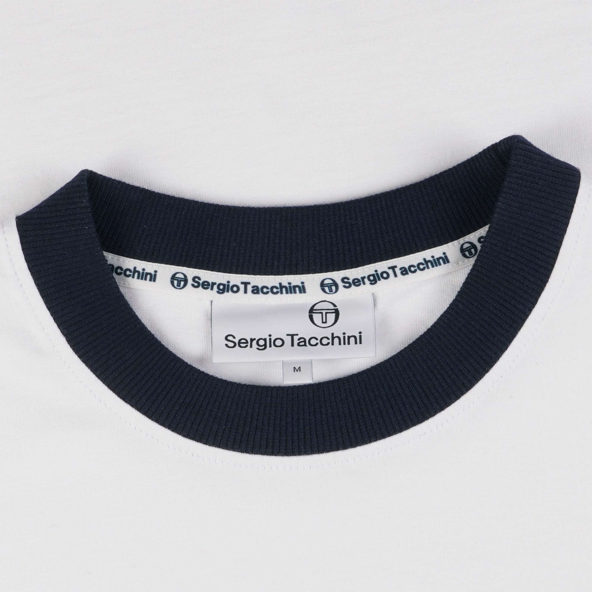 Sergio Tacchini Master T-Shirt - White and Blue