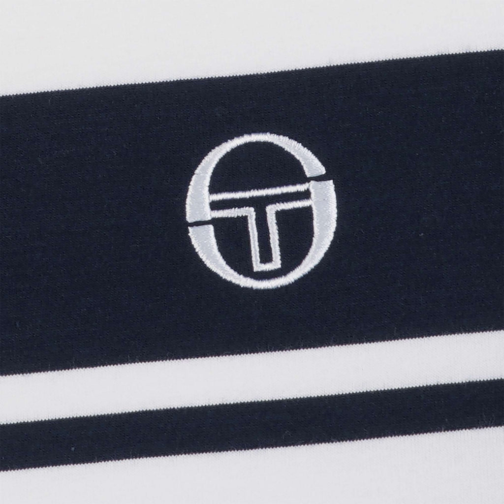Sergio Tacchini Master T-Shirt - White and Blue