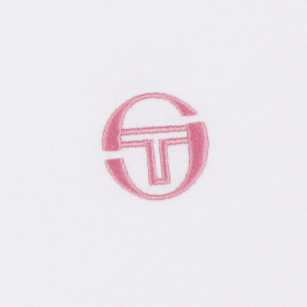 Sergio Tacchini Grello T-Shirt - White and Rose