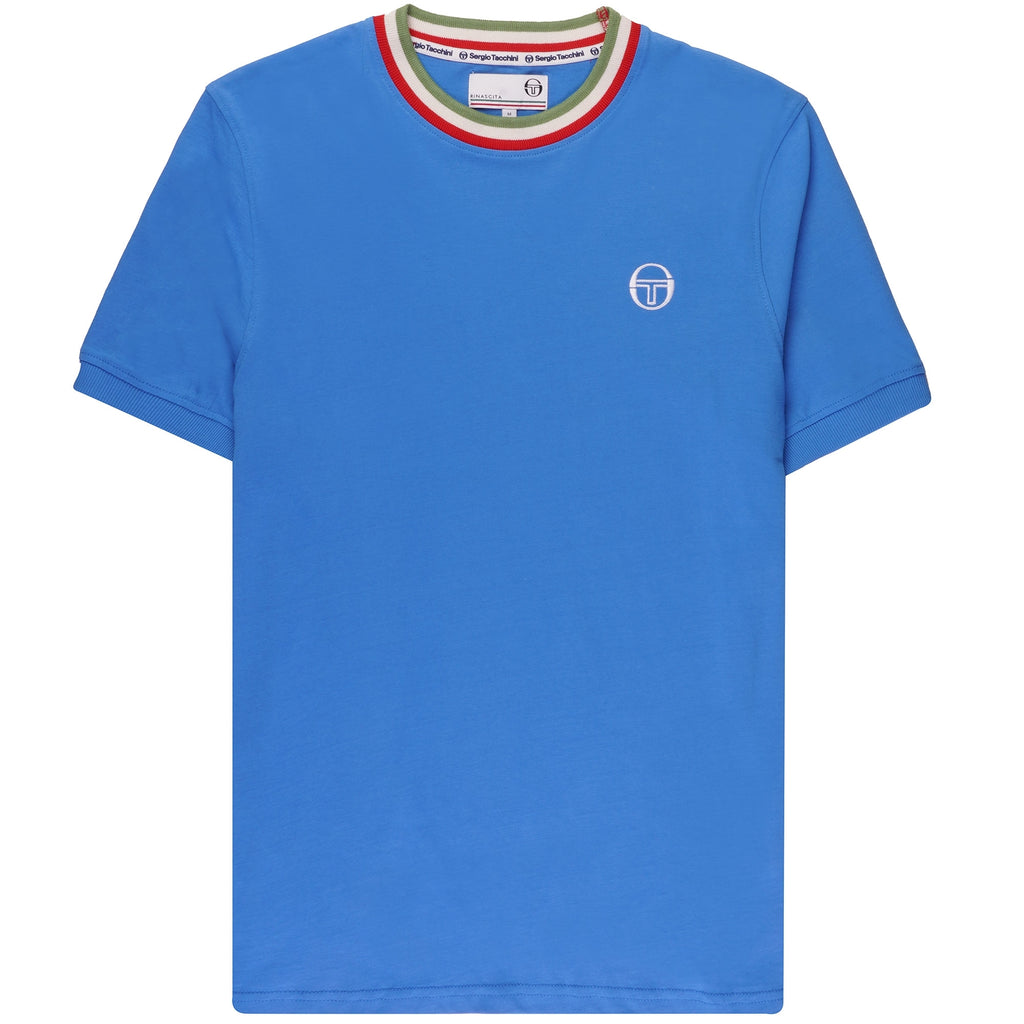Sergio Tacchini Rainer Short Sleeve T-Shirt - Palace Blue