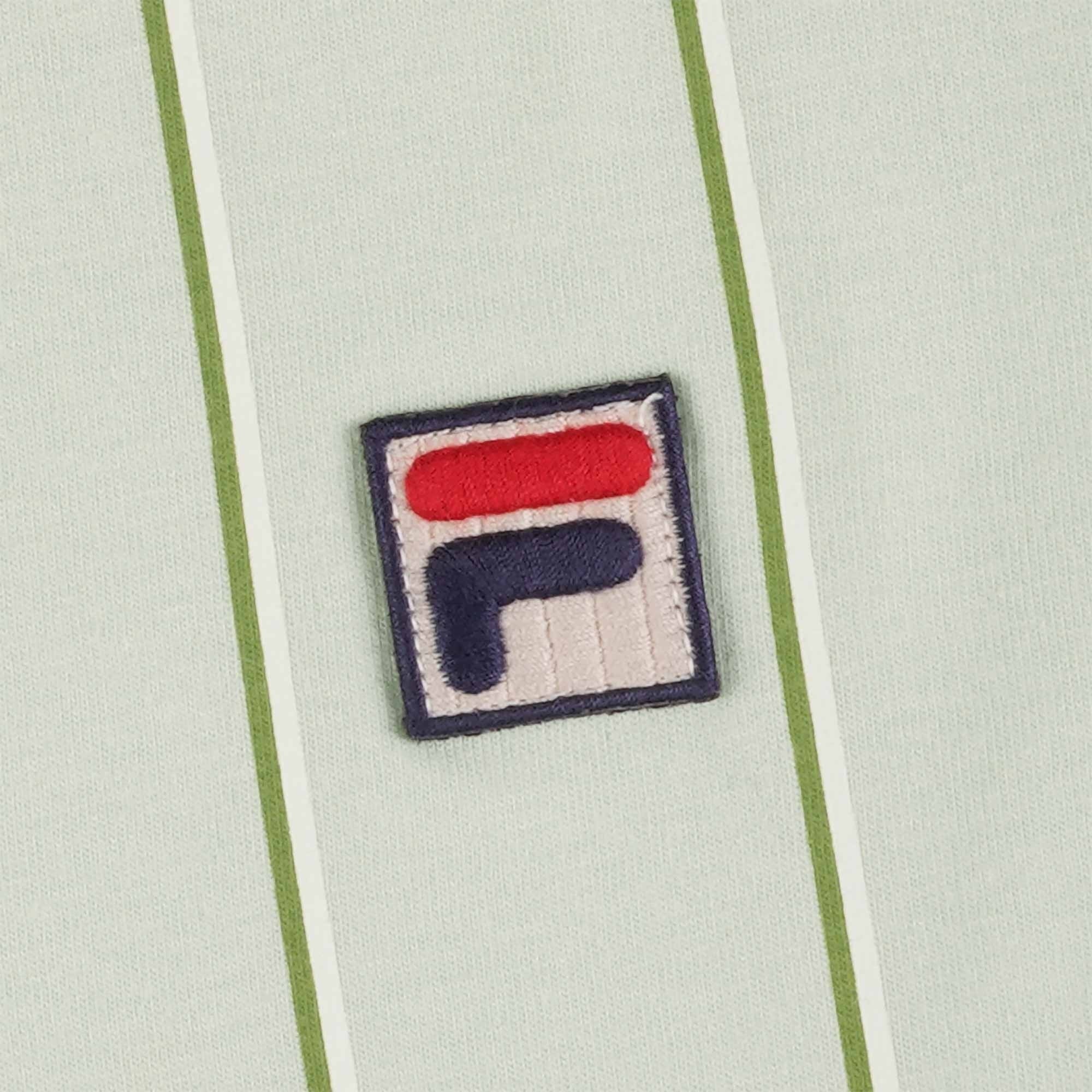 Fila Vintage Brett Double Stripe Polo Shirt - Surf