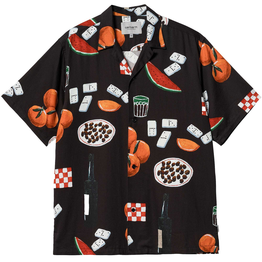 Carhartt WIP Short Sleeve Isis Maria Dinner Shirt - Black
