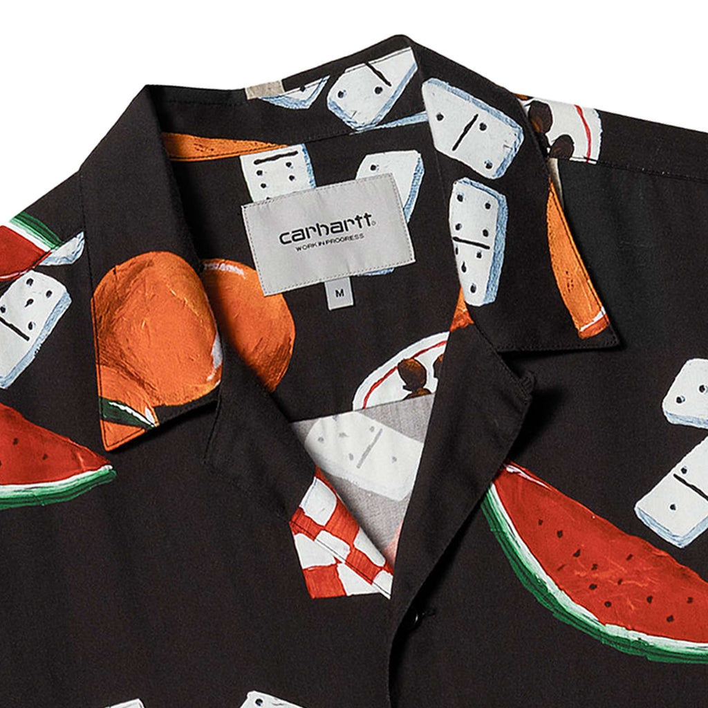 Carhartt WIP Short Sleeve Isis Maria Dinner Shirt - Black