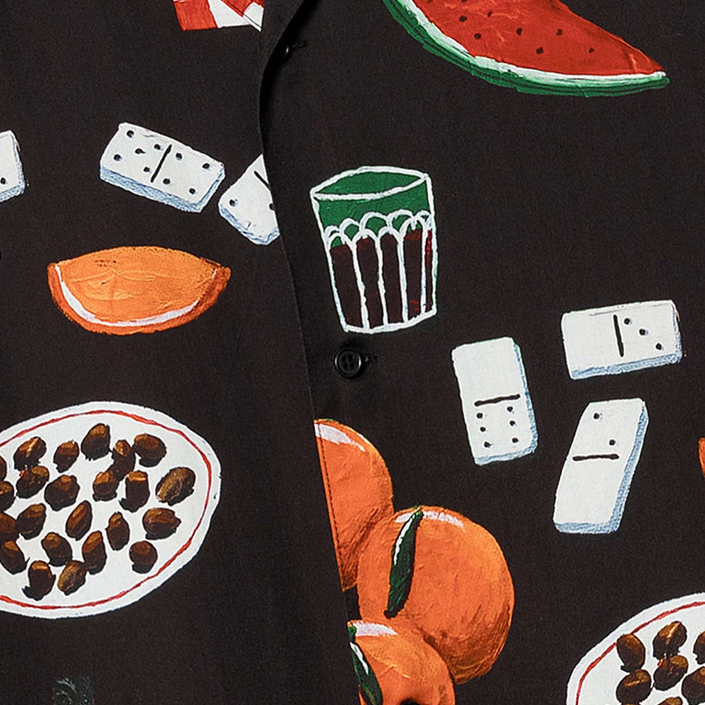 Carhartt WIP Short Sleeve Isis Maria Dinner Shirt - Black