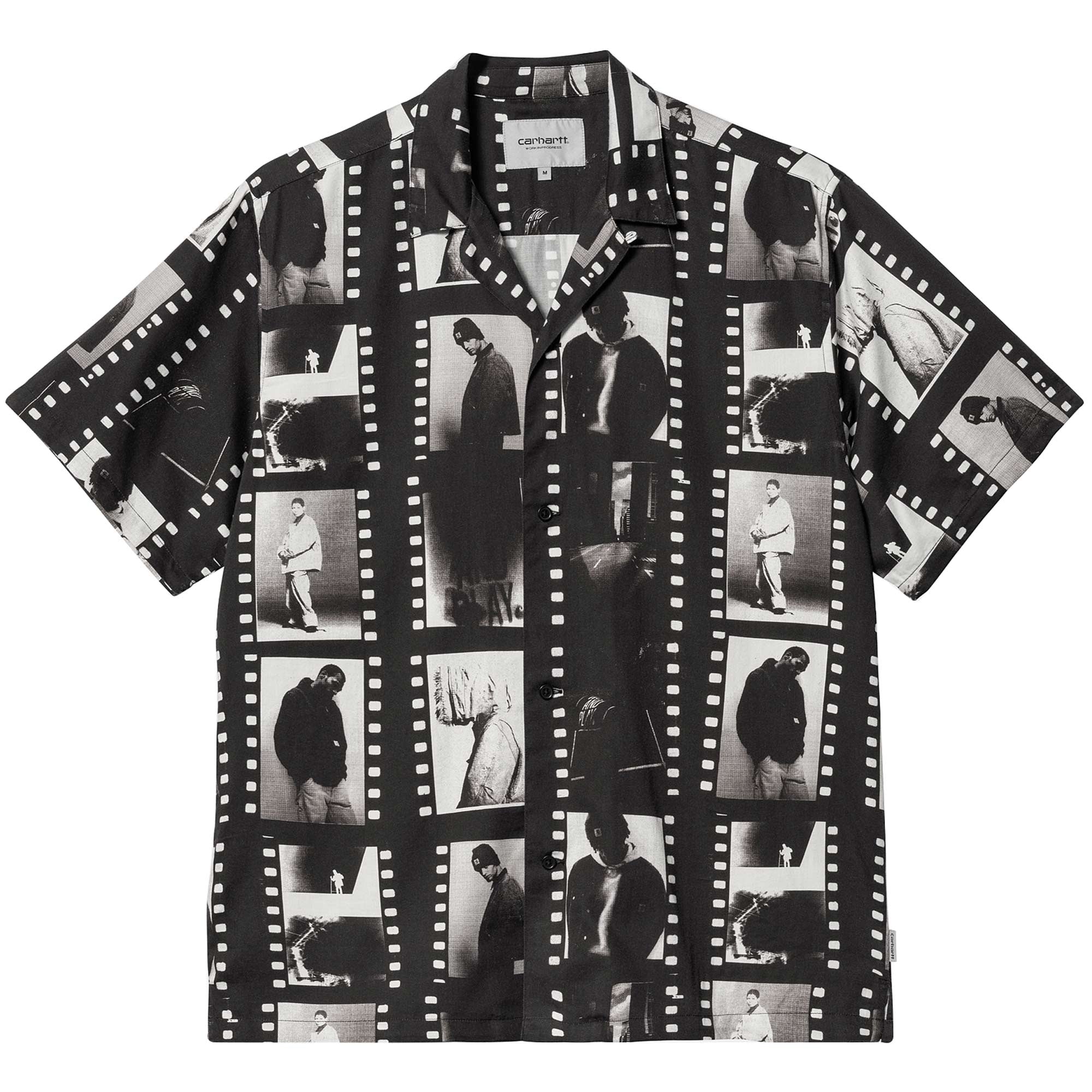 Carhartt WIP Short Sleeve Photo Strip Shirt - Black