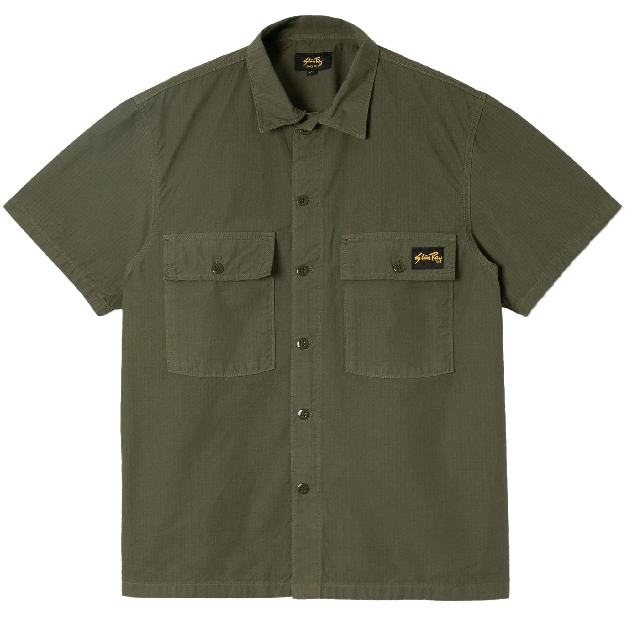 Stan Ray CPO Short Sleeve - Olive Sateen