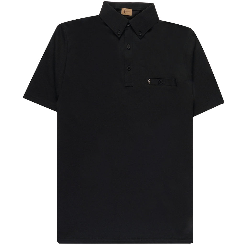 Gabicci Vintage Ladro Polo Shirt - Black