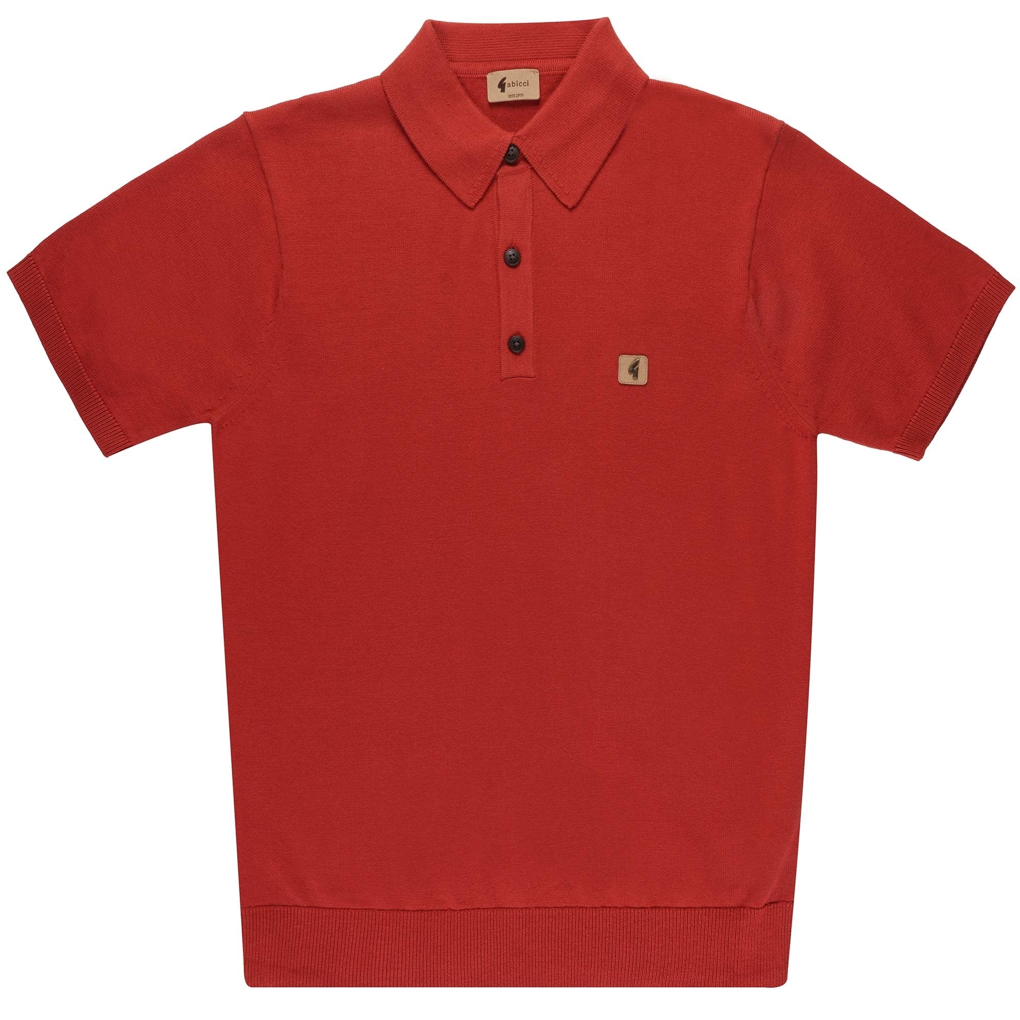 Gabicci Vintage Jackson Polo Shirt - Salsa