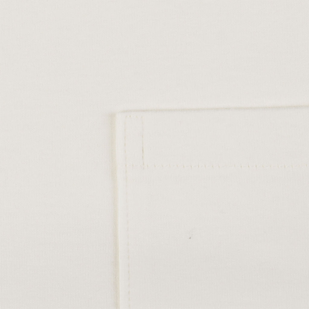 Crew Neck Pocket T-Shirt - White