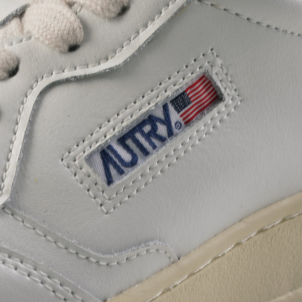 Action Low Leather - White/Green