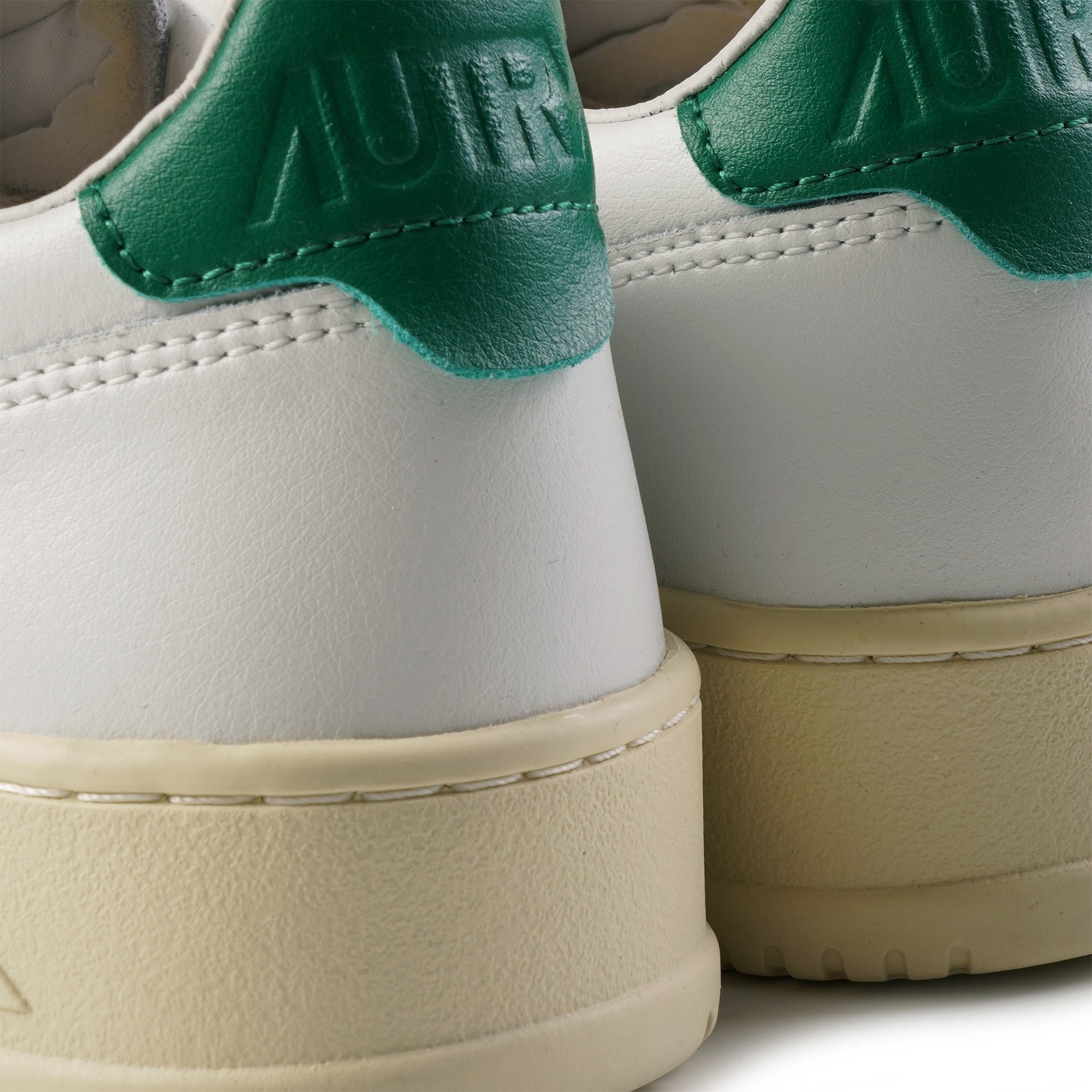 Action Low Leather - White/Green