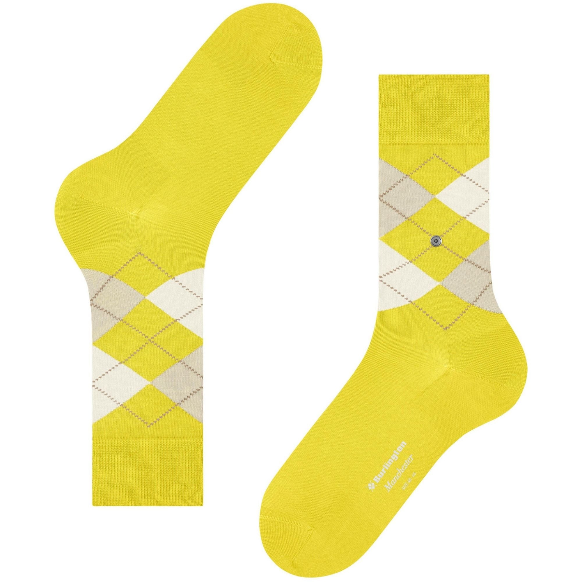 Burlington Socks Manchester - Lemon