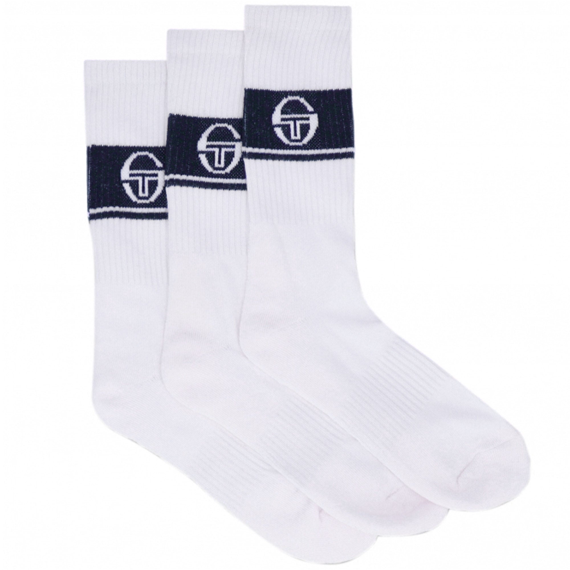 Sergio Tacchini Koos Socks - White and Navy