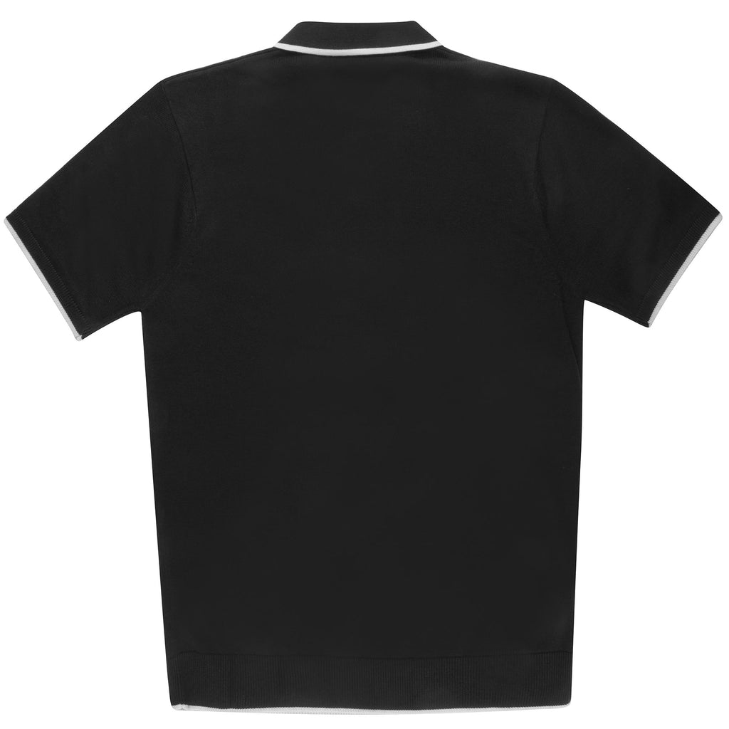 Gabicci Vintage Lineker Polo Shirt - Black