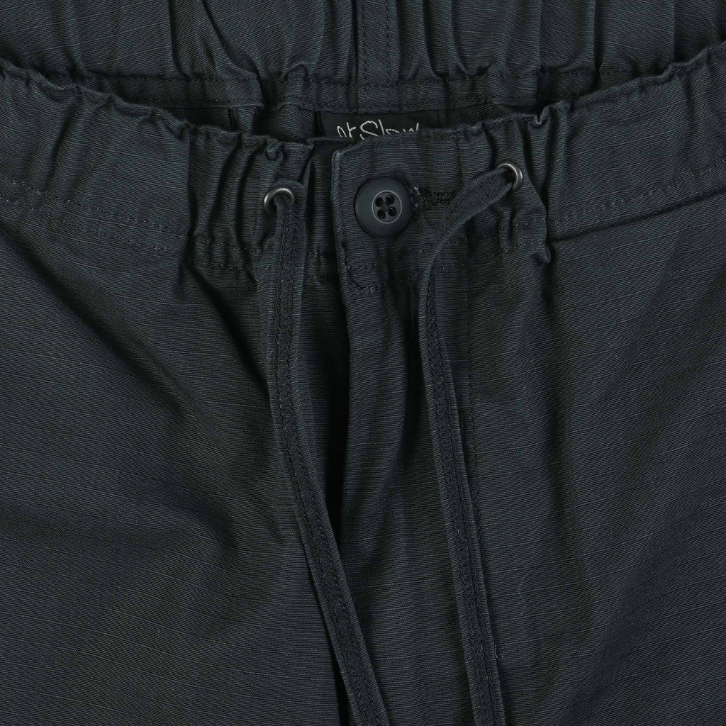 OrSlow New Yorker Shorts Cotton Poplin - Sumi Black