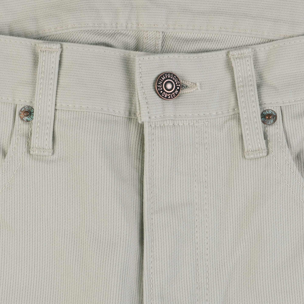 OrSlow 107 Cotton Pique Pants - Ivory
