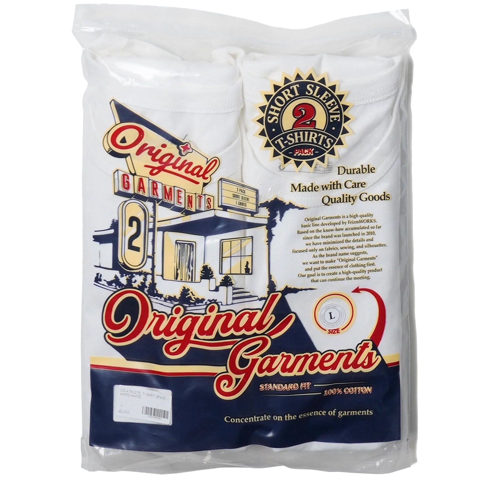 2 Pack OG Athletic T-Shirts - White