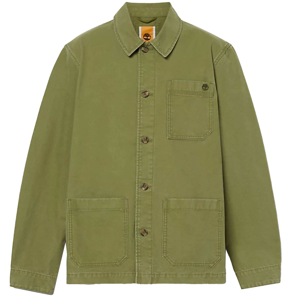 Timberland Washed Canvas Chore Jacket - Khaki