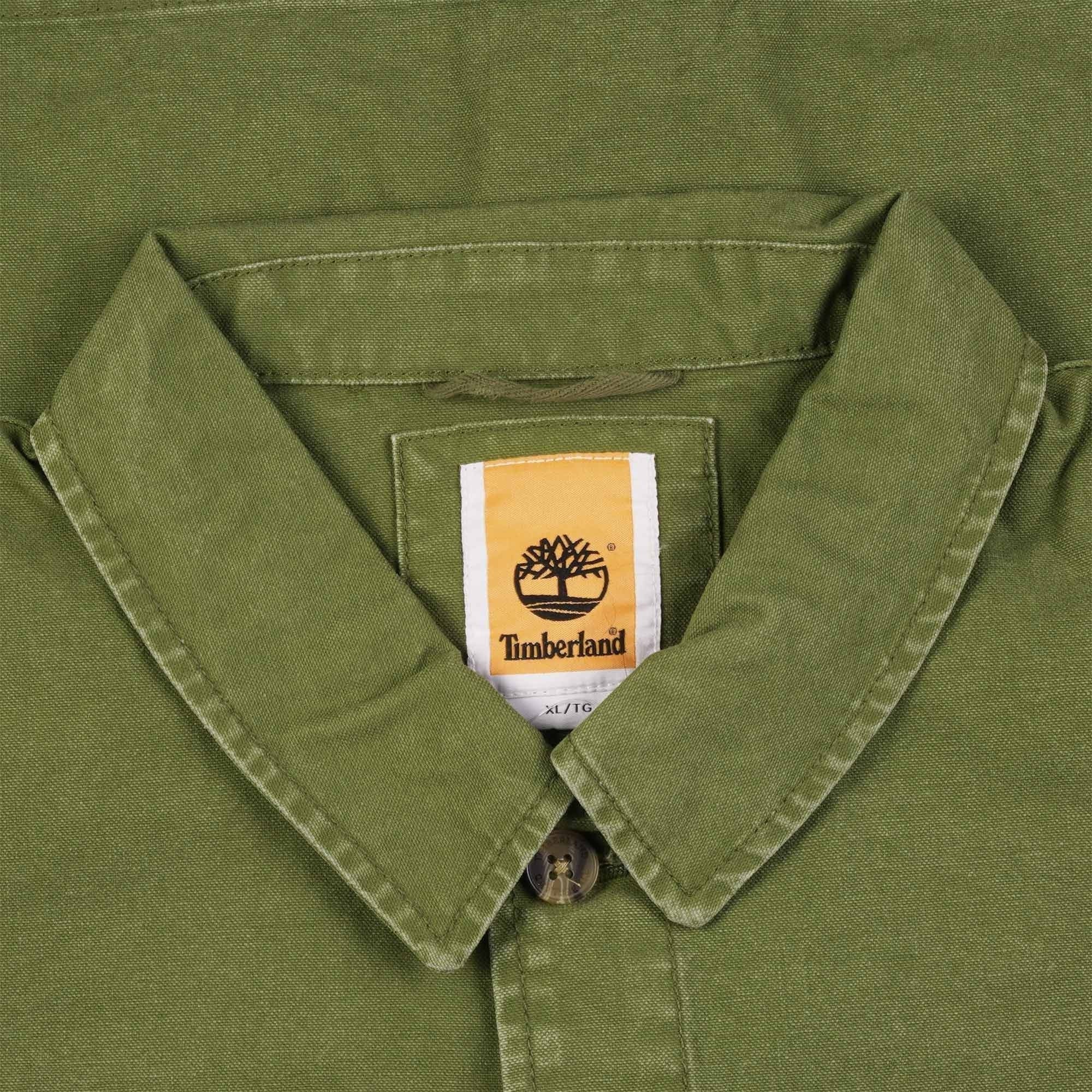 Timberland Washed Canvas Chore Jacket - Khaki