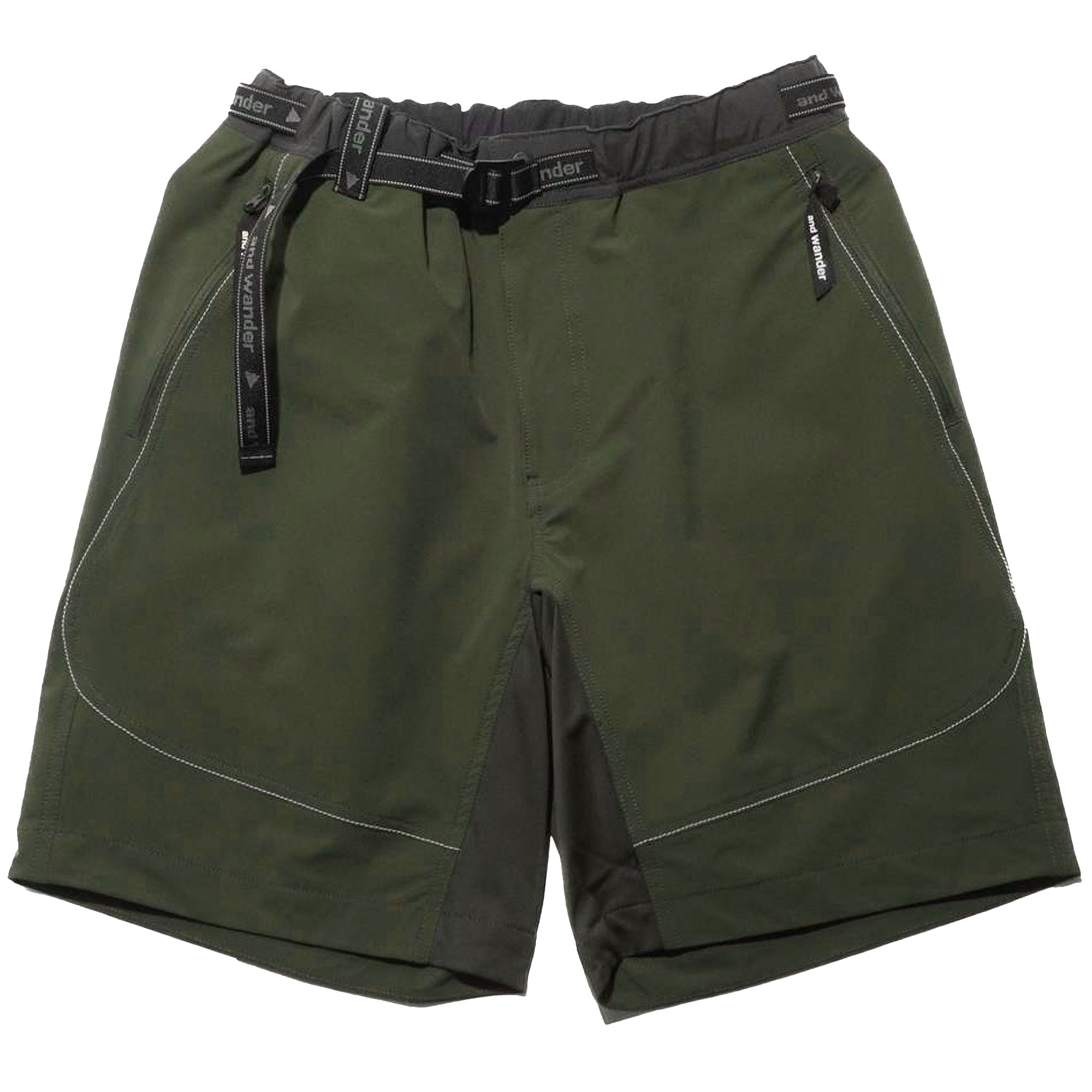 And Wander Trek Shorts - Khaki