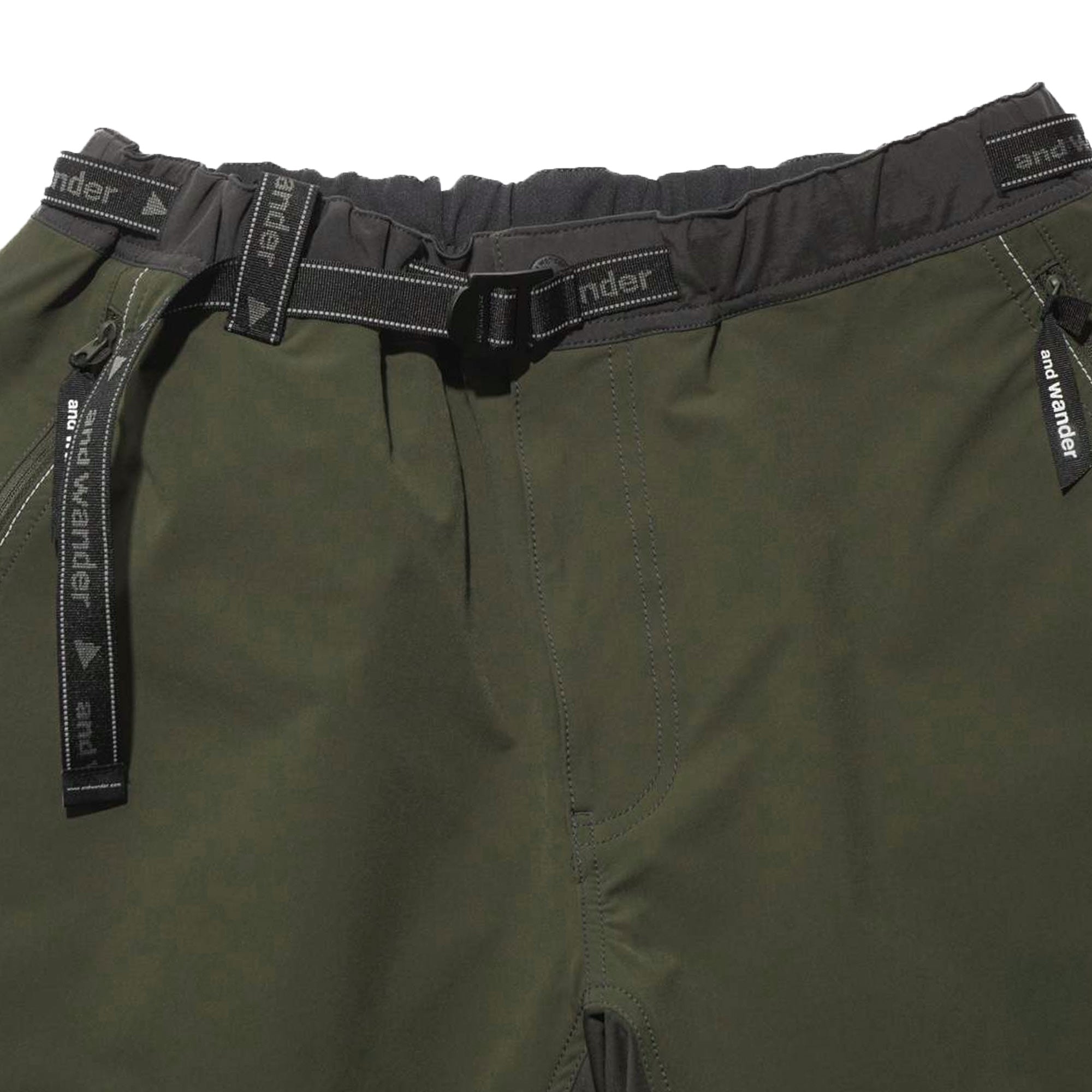 And Wander Trek Shorts - Khaki