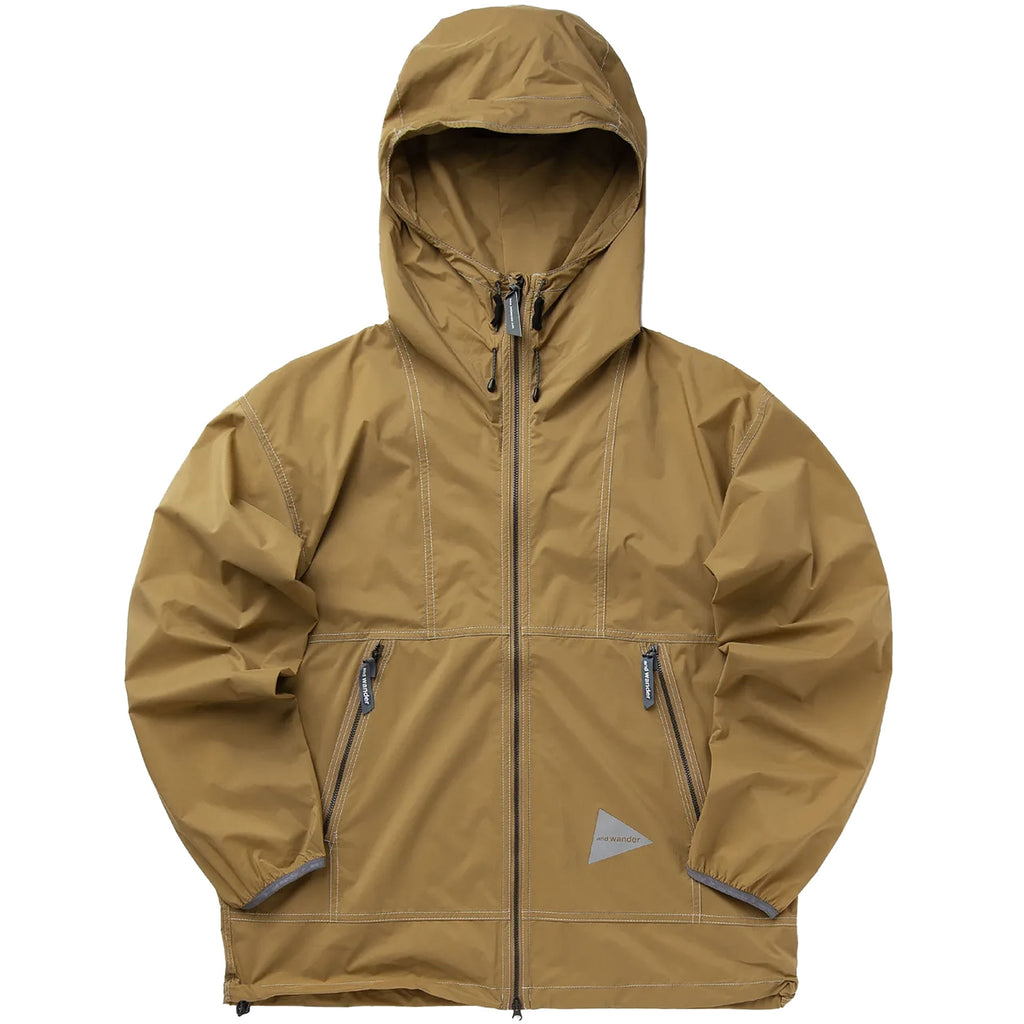And Wander Pertex Wind Jacket - Beige