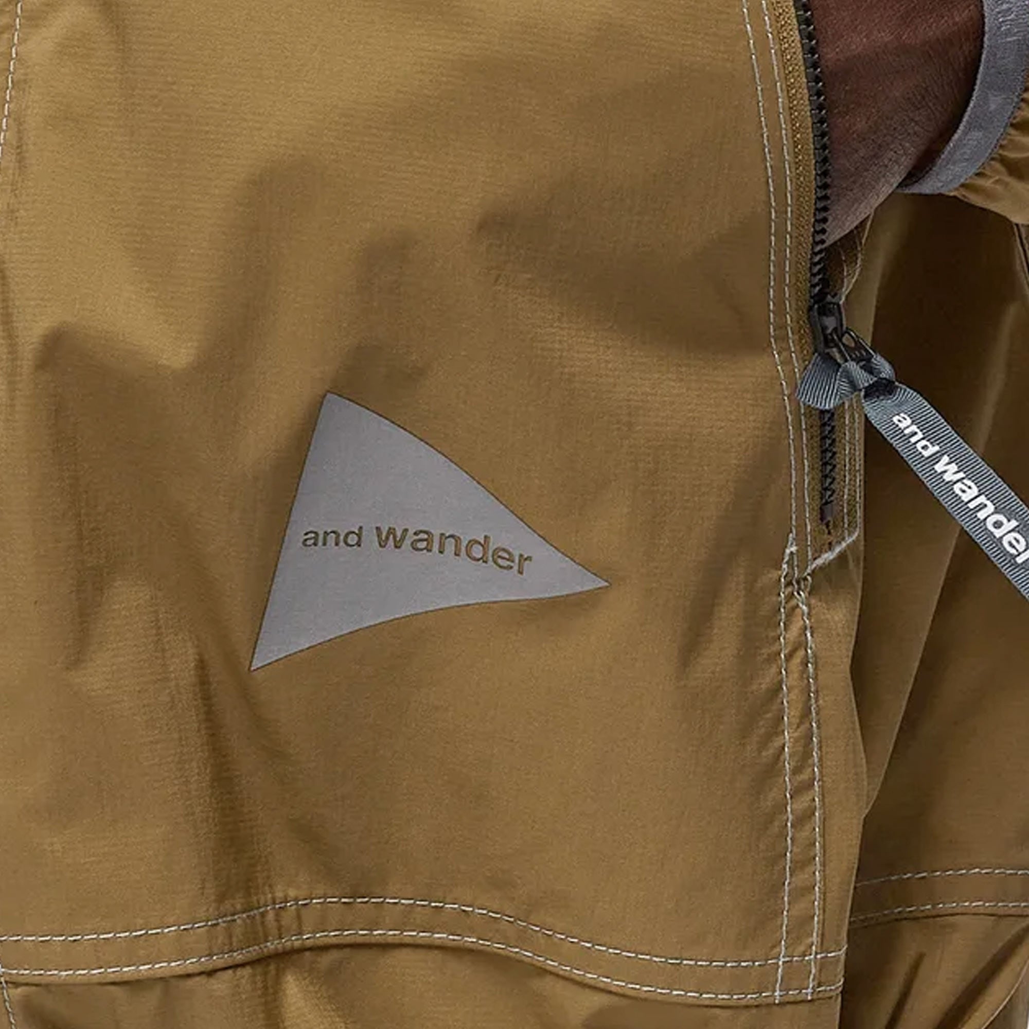 And Wander Pertex Wind Jacket - Beige