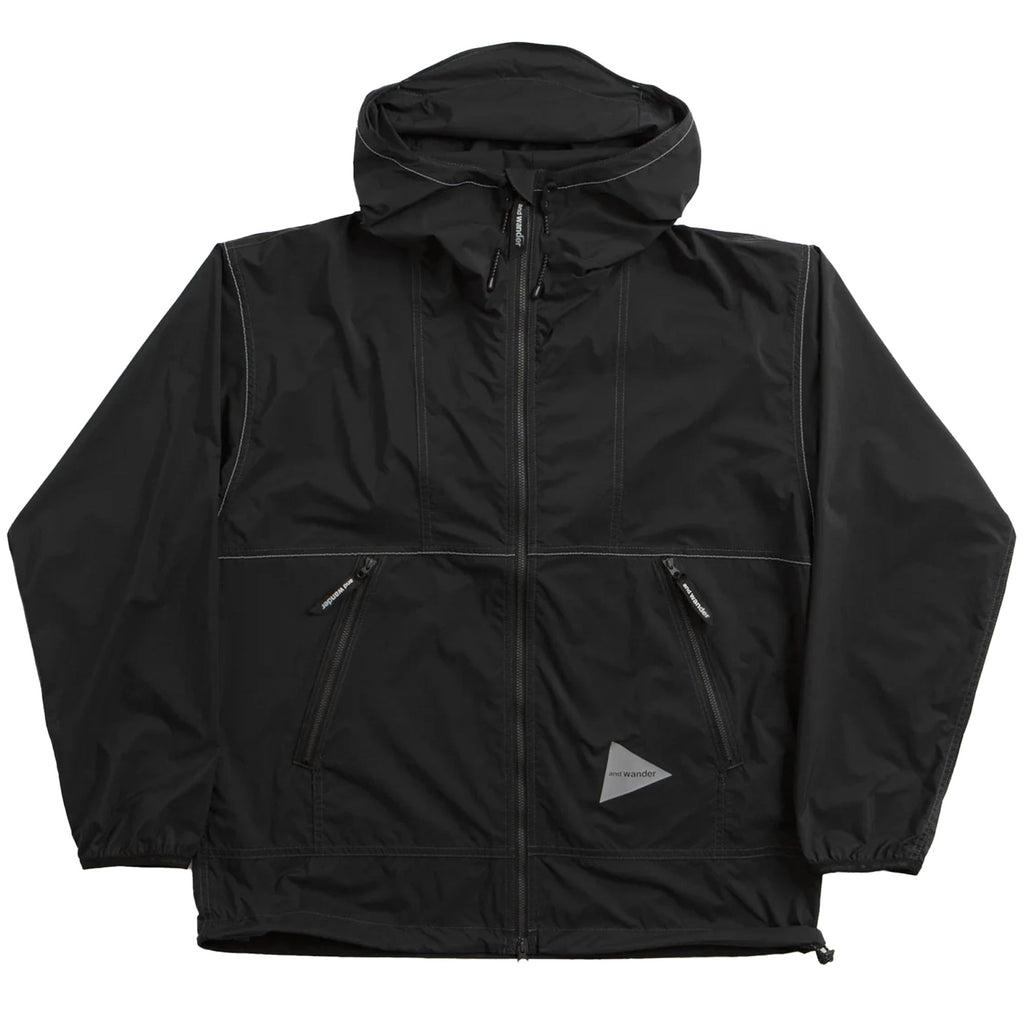 And Wander Pertex Wind Jacket - Black
