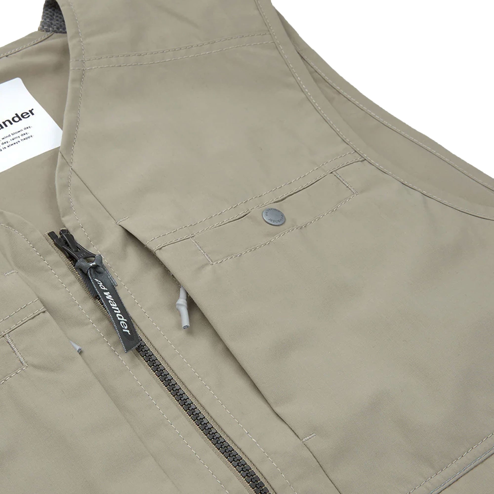 And Wander Aramid Vest - Light Beige