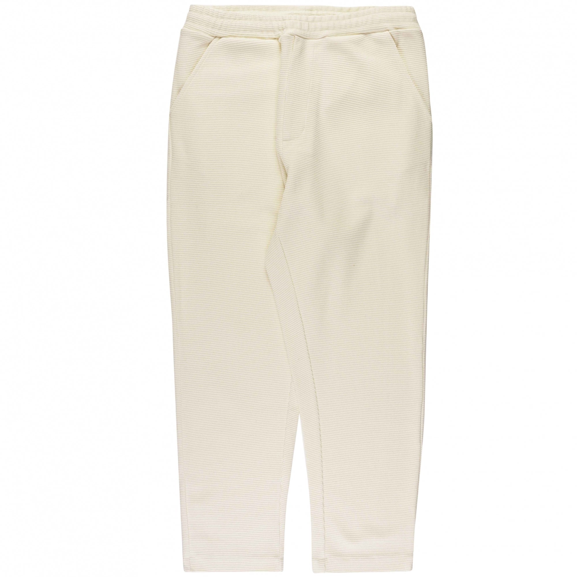 Oftt Waffle Trousers - Off White