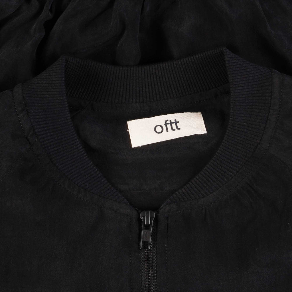 Oftt Vegan Silk Bomber jacket - Black