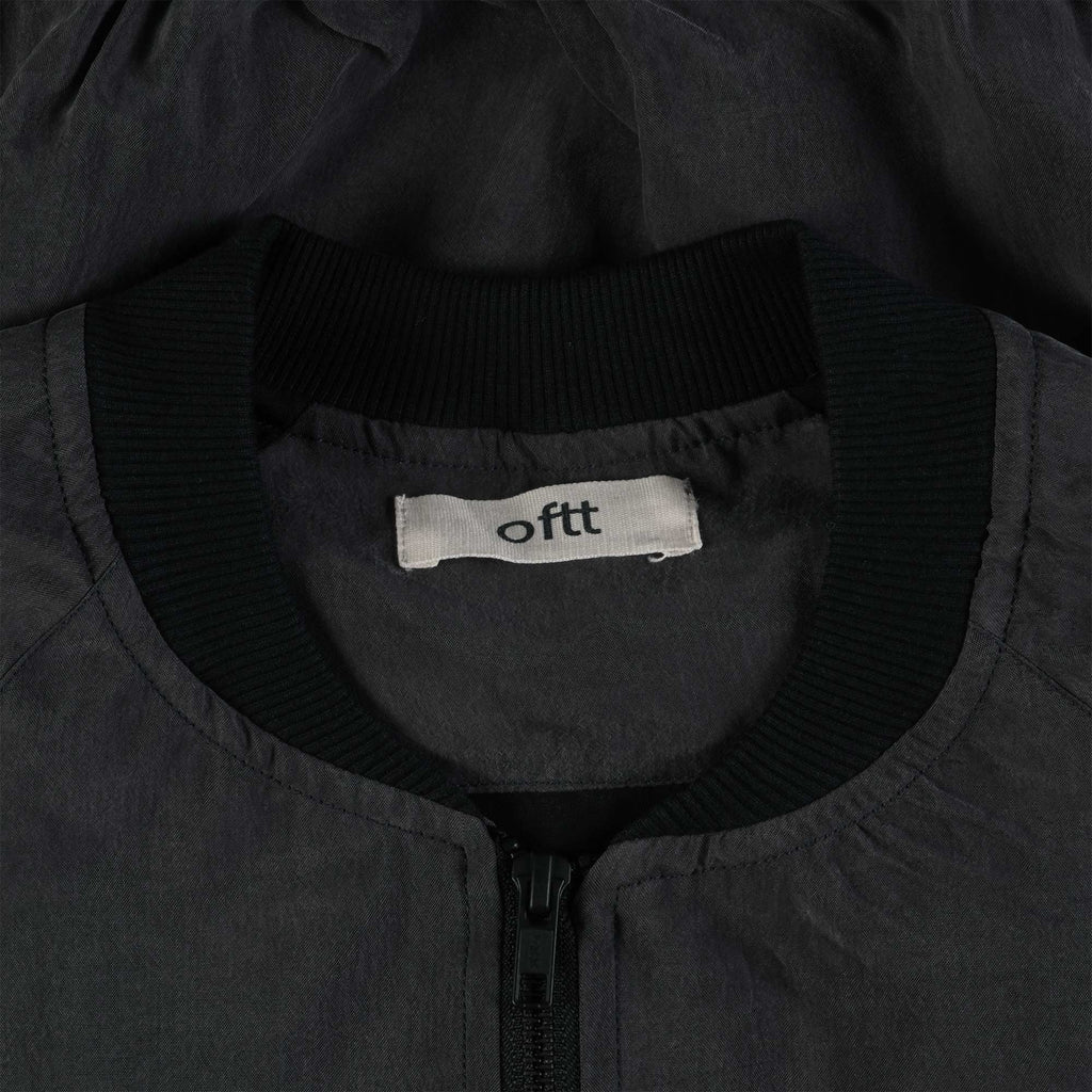 Oftt Vegan Silk Bomber jacket - Faded Charcoal