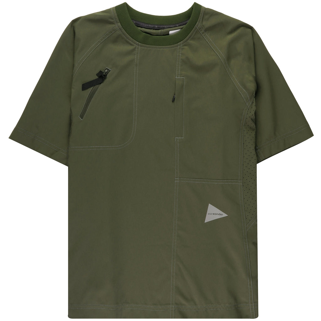 And Wander Ripstop Pullover Shirt - Khaki