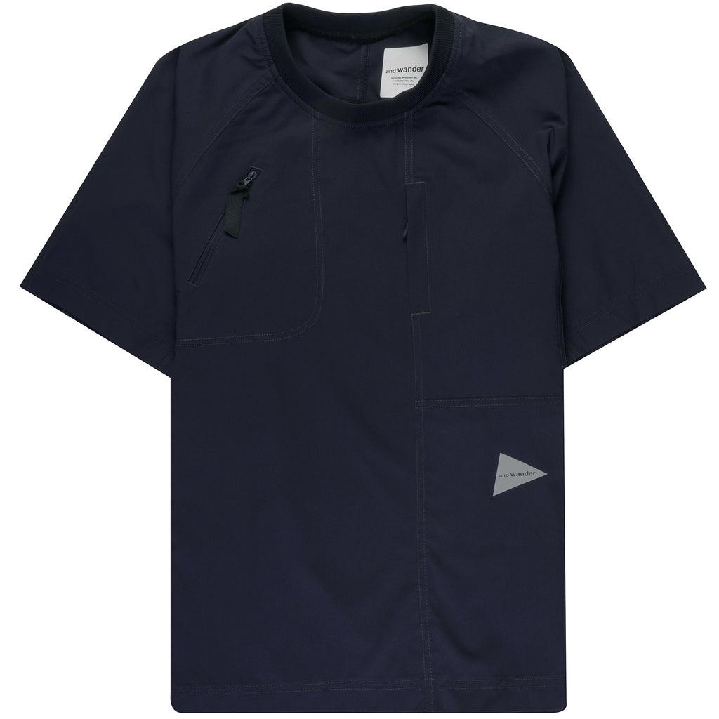 And Wander Ripstop Pullover Shirt - Dark Navy