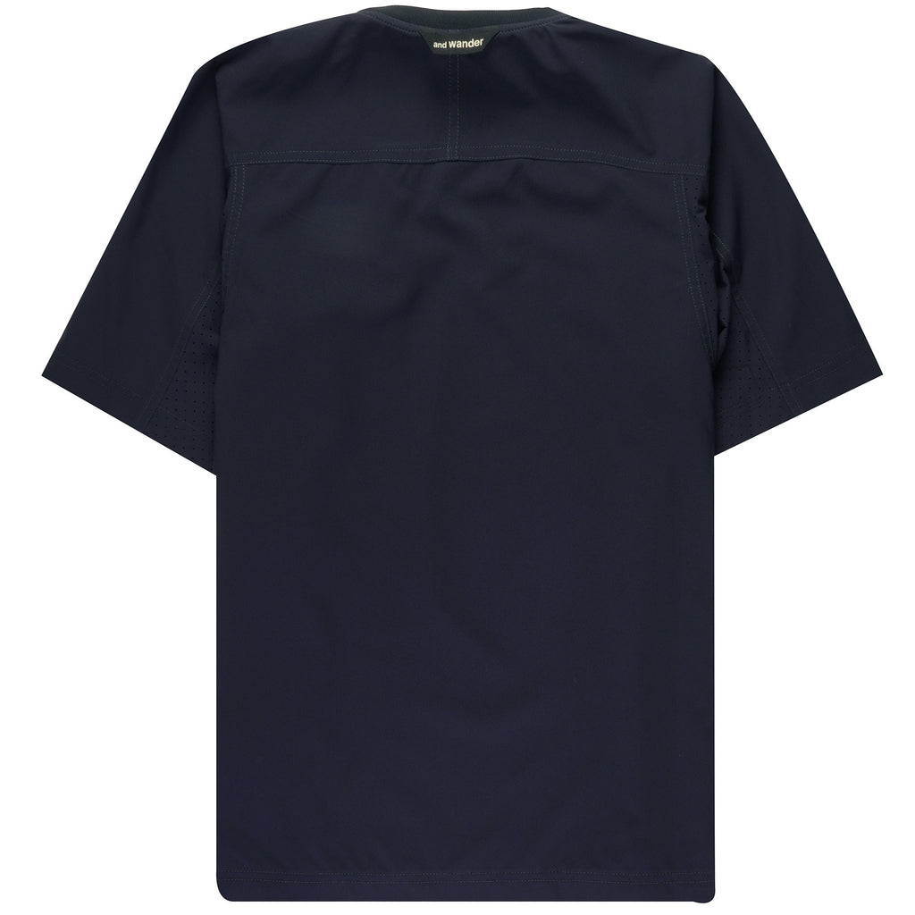 And Wander Ripstop Pullover Shirt - Dark Navy