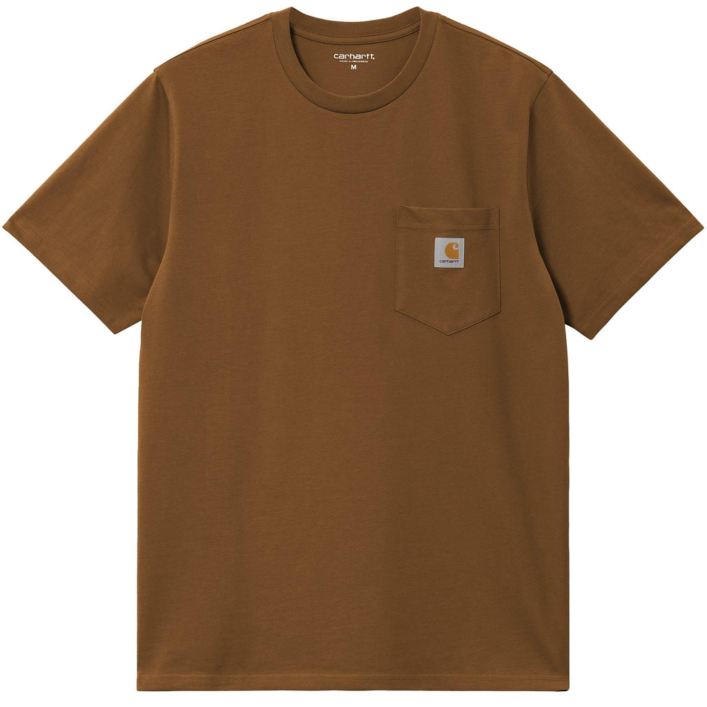Carhartt WIP Short Sleeve Pocket T-Shirt - Deep Brown