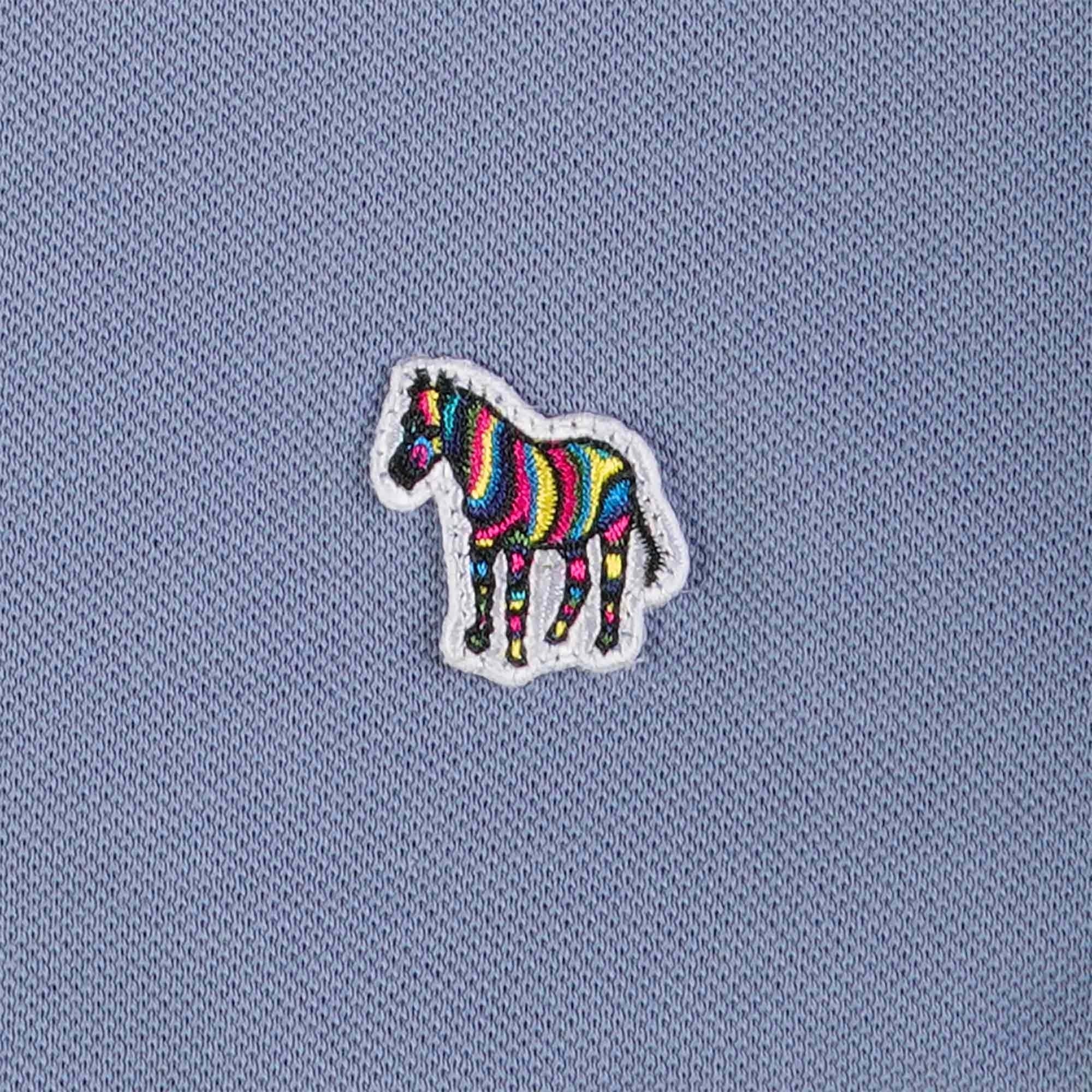 Paul Smith Long Sleeve Regular Fit Polo - Light Blue