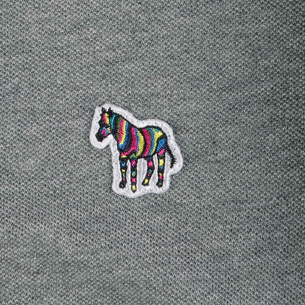 Paul Smith Long Sleeve Regular Fit Polo - Grey