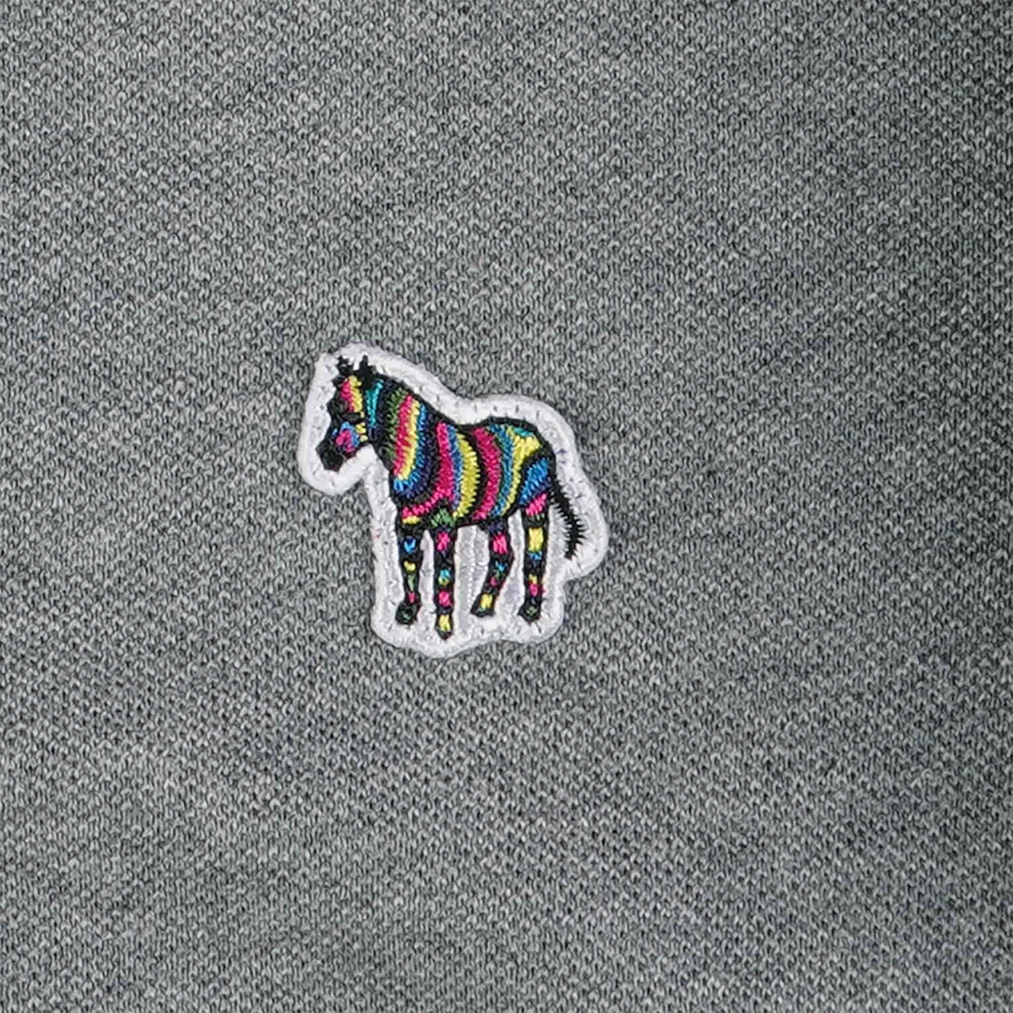 Paul Smith Long Sleeve Regular Fit Polo - Grey